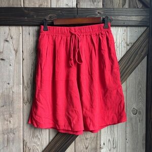 Krush of California vintage high waisted red shorts size medium